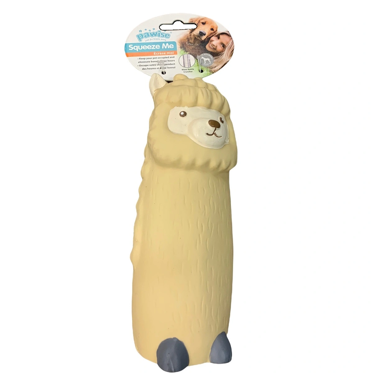 Pawise Latex Alpaca - blødt squeakerlegetøj